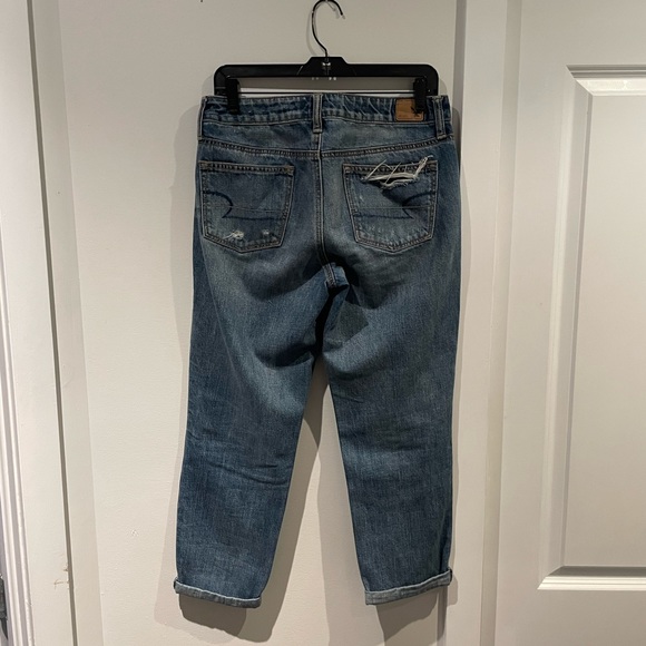 American Eagle Outfitters Boy Crop Jeans - Size 4 - Picture 2 of 5